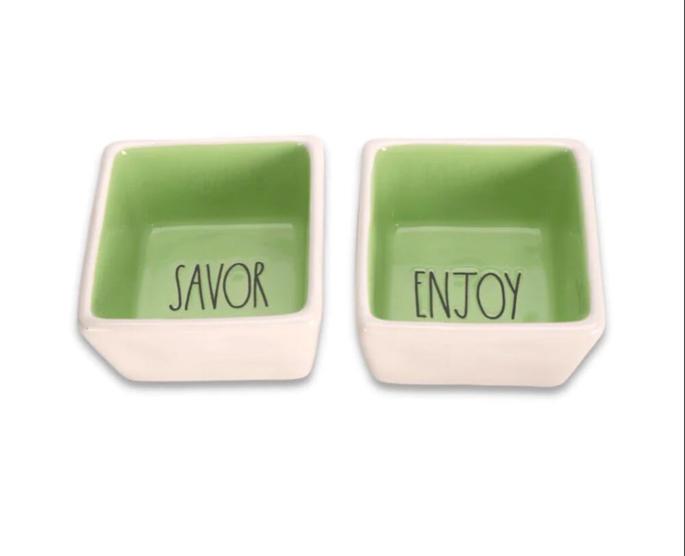 Rae Dunn Savor and Enjoy Bowls (New in Box)